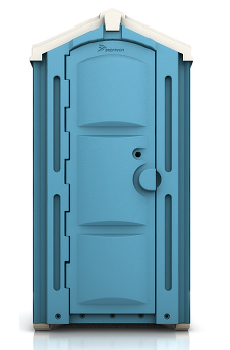 Туалетная кабина «Люкс EcoGR» синяя - ПК ТулаПластик