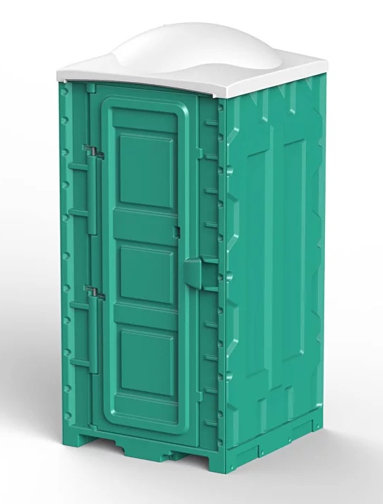 Туалетная кабина «Стандарт EcoGR» зеленая - ПК ТулаПластик