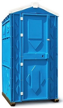 Туалетная кабина «Эконом ElkMan» синяя - ПК ТулаПластик