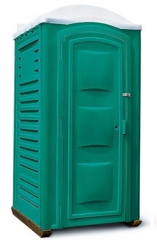 Туалетная кабина «Люкс ElkMan» зеленая - ПК ТулаПластик