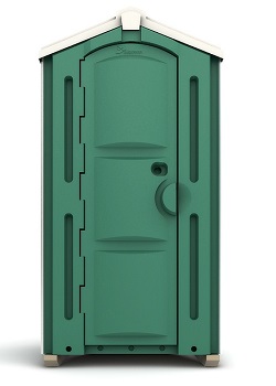 Туалетная кабина «Стандарт EcoGR» зеленая - ПК ТулаПластик